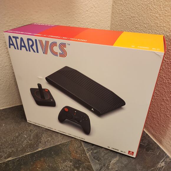 Atari VCS 800 Black Walnut Bundle Console 4K HDMI WiFi Joystick + Controller - Picture 1 of 16